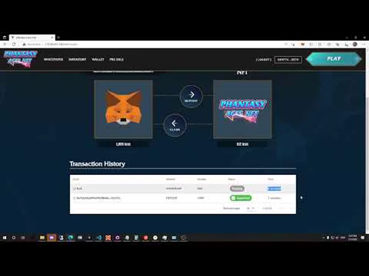 Phantasy Aces NFT game demonstration